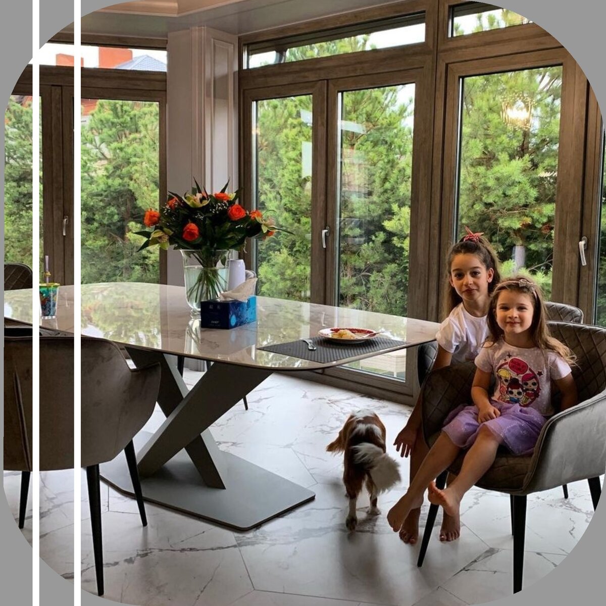 Веранда в доме телеведущей