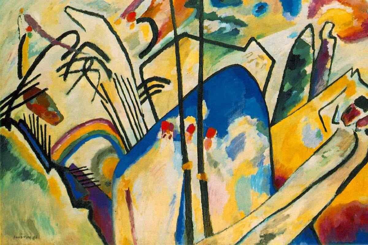 "Композиция IV" В. В. Кандинский 1911 год (Яндекс.Картинки)