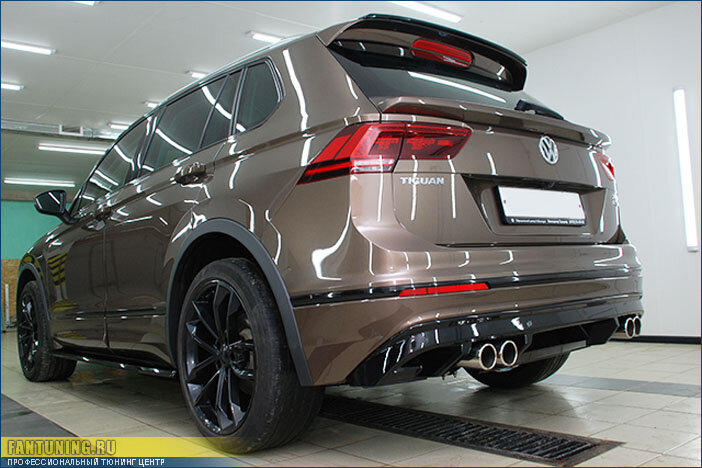 Аэродинамический обвес на Фольксваген Тигуан