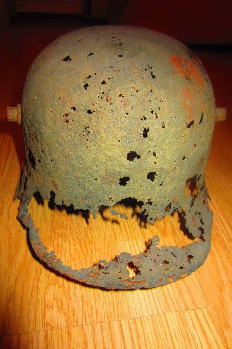 Шлем немецкий М18 рогач
