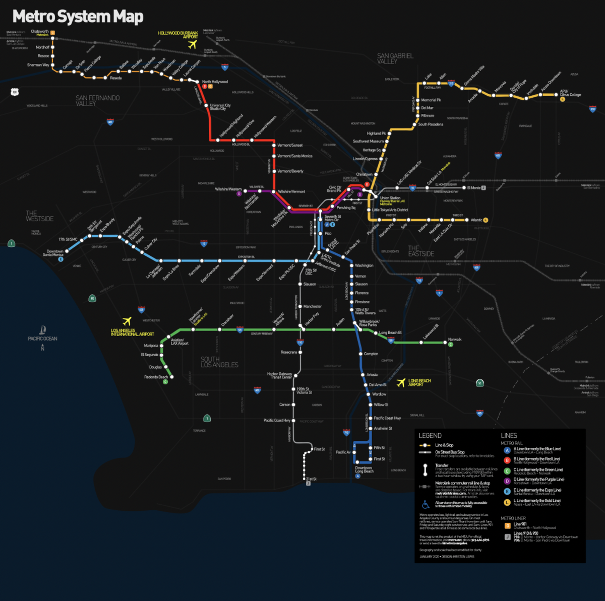 Метро в Лос-Анджелесе. Image by Kriston Lewis 