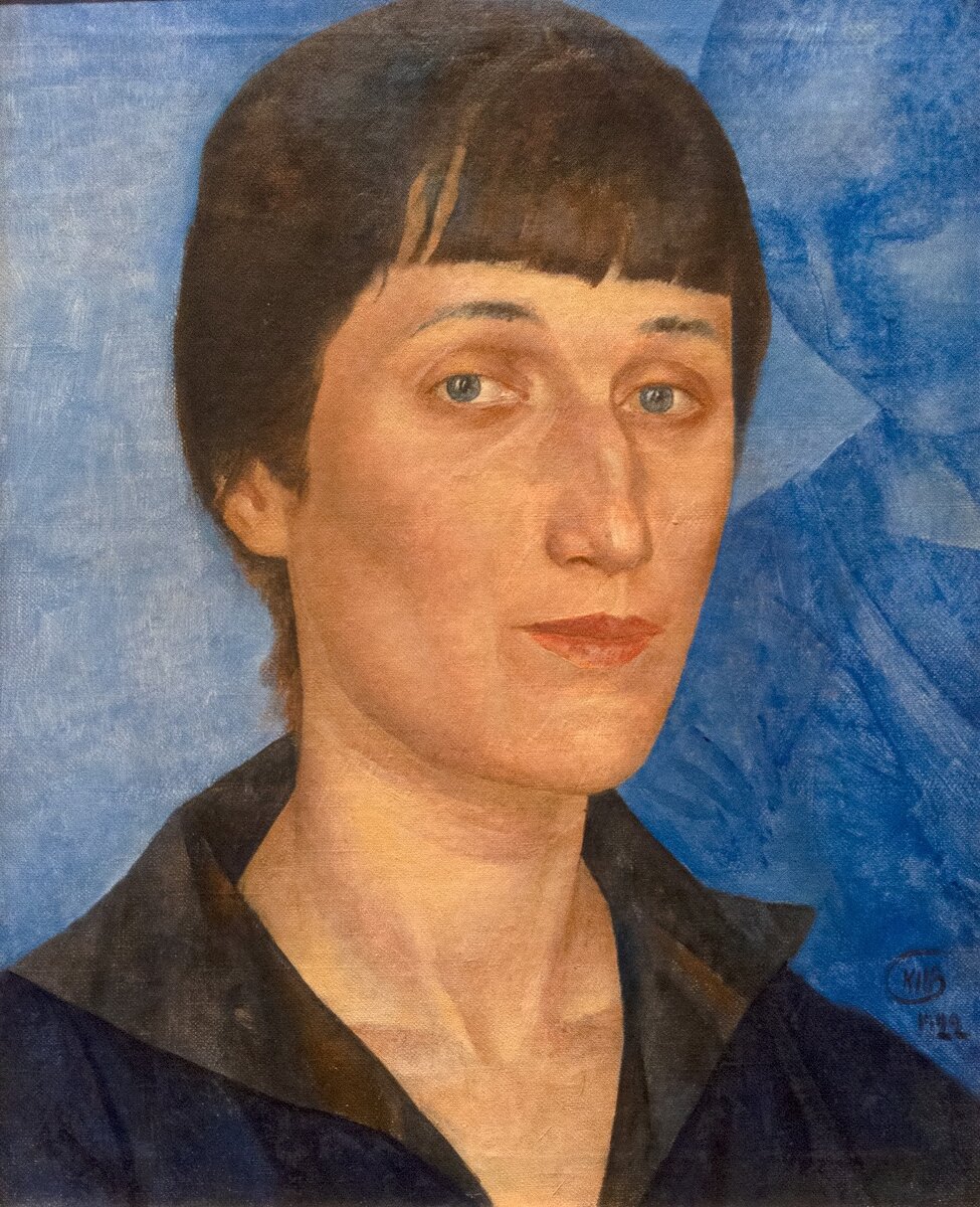 Портрет работы К. Петрова-Водкина. Источник - Википедия