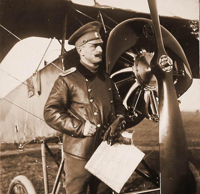 Ткачев Вячеслав Матвеевич в звании есаула, командир XX КАО