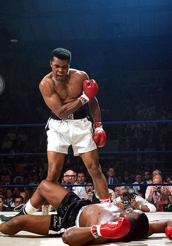 На фото Мухаммед Али