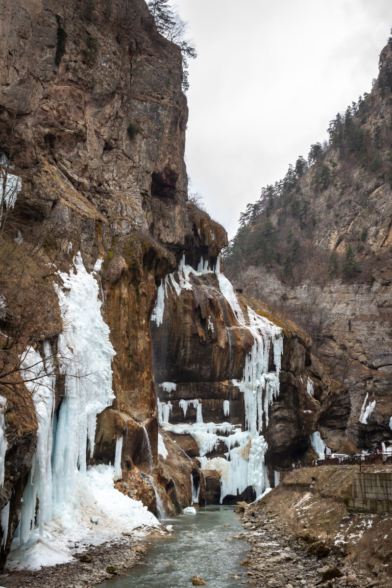 Чегемские водопады конец февраля