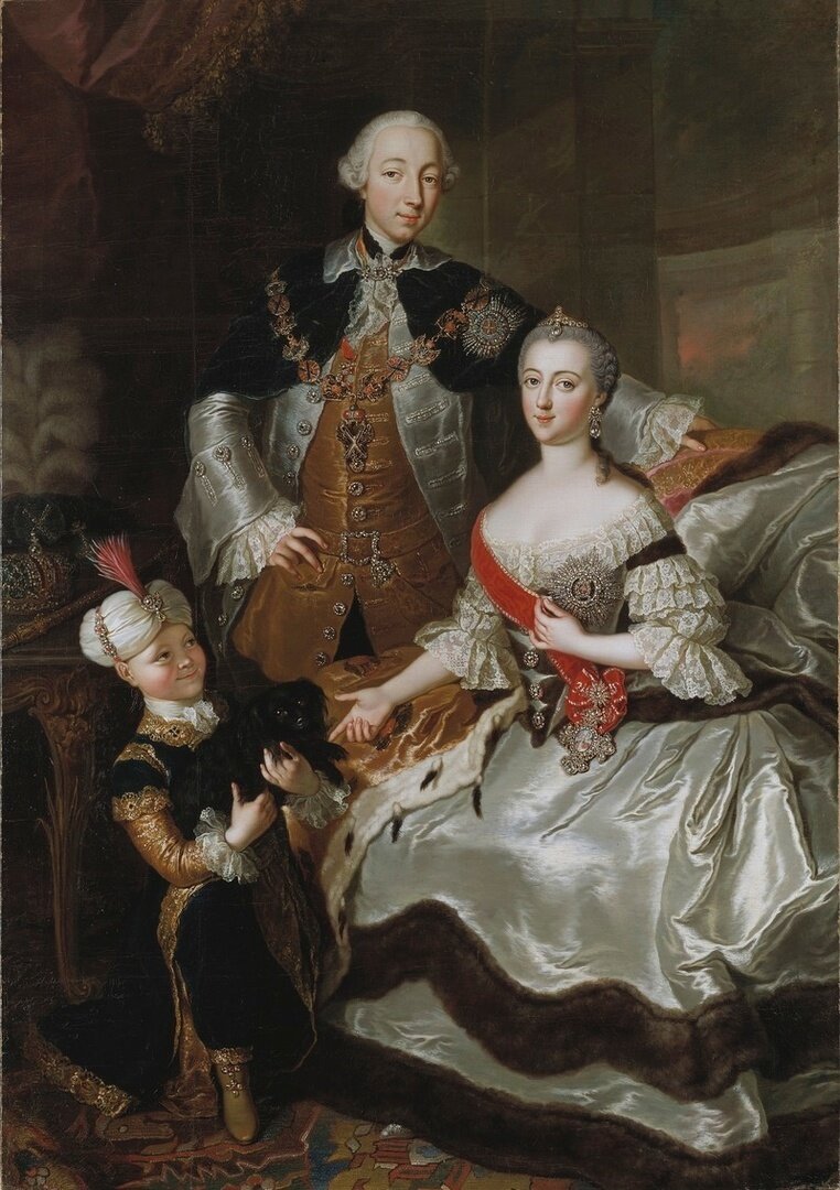 Петр III и Екатерина II источник: https://ru.wikipedia.org/wiki/%D0%9F%D1%91%D1%82%D1%80_III#/media/%D0%A4%D0%B0%D0%B9%D0%BB:Peter_III_and_Catherine_II_of_Russia_(Anna_Rosina_Lisiewska)_-_Nationalmuseum_-_15939.tif
