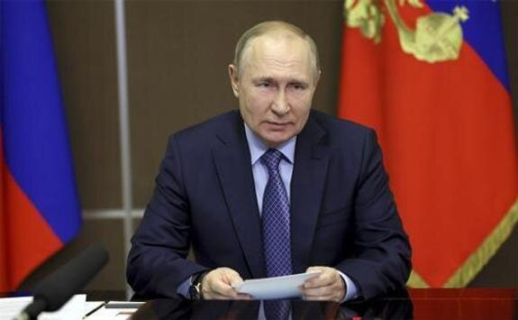    президент России Владимир Путин, Mikhail Metzel/Kremlin Pool