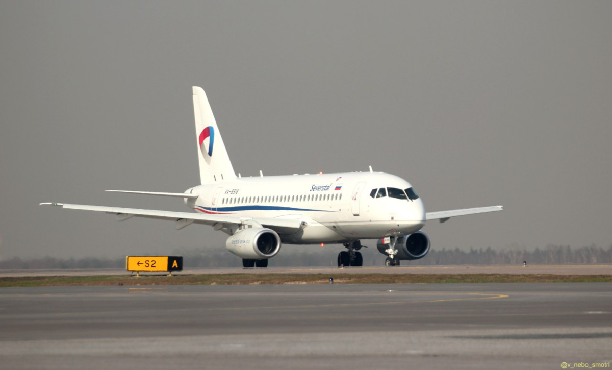 Сухой Суперджет «Северстали». Фото Виктории Ноговицыной