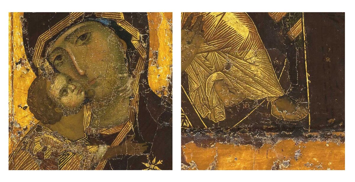 Важные элементы иконографии Богородицы Умиление