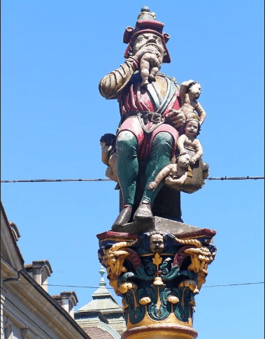 Фонтан пожиратель детей в Берне. Источник изображения: Яндекс. Картинки