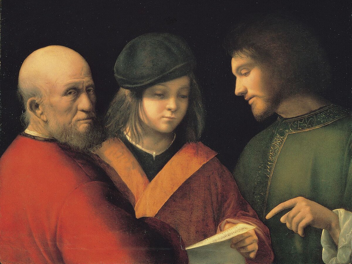 https://upload.wikimedia.org/wikipedia/commons/thumb/c/c9/Giorgione_-_Three_Ages_of_Man_-_Palazzo_Pitti.jpg/1600px-Giorgione_-_Three_Ages_of_Man_-_Palazzo_Pitti.jpg