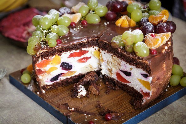 Торт "Битое стекло"