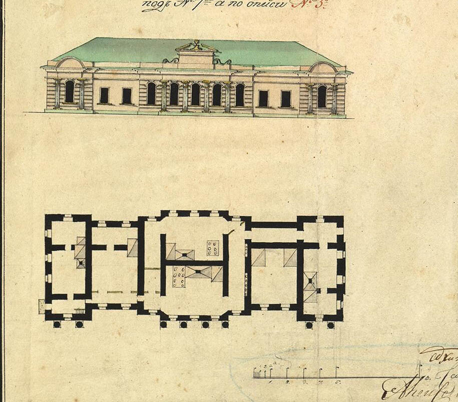 План особняка 19 века