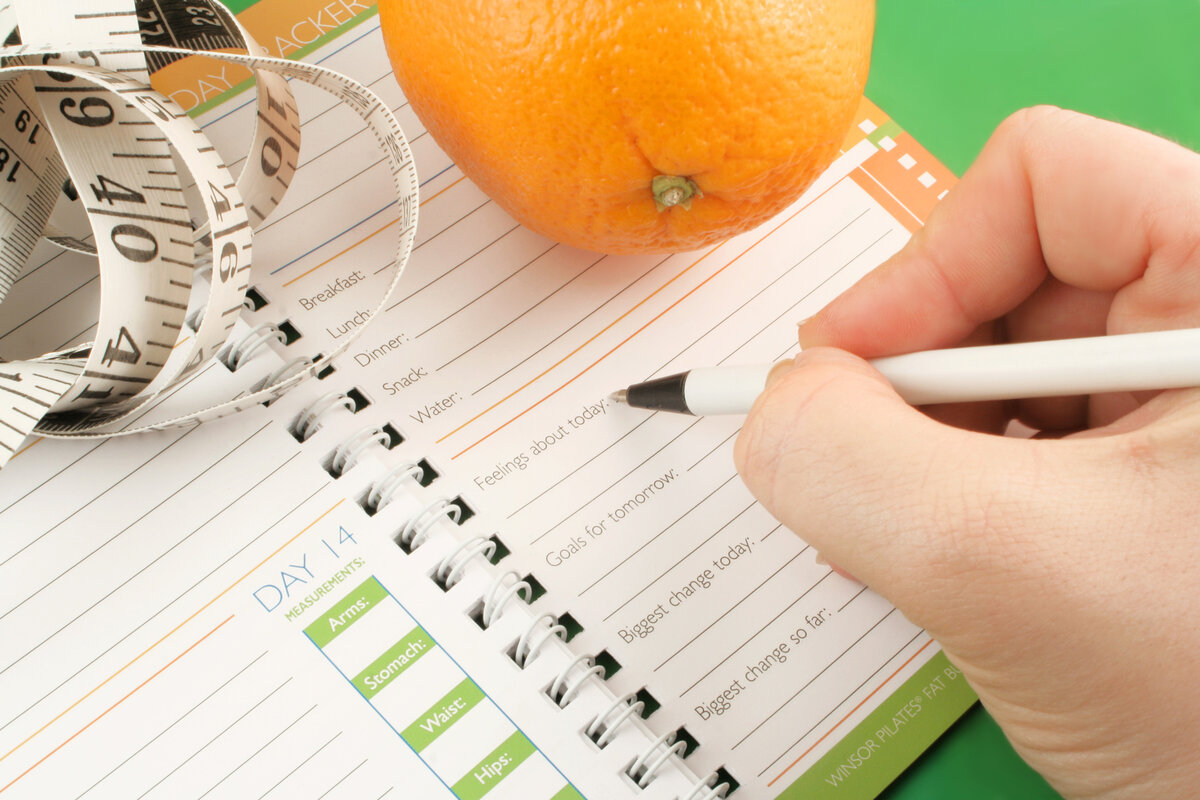 Начните ваше похудение и преображение с ведения дневника питания!