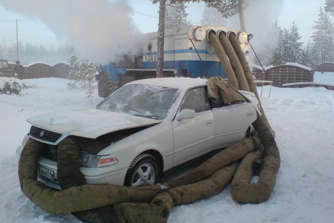 Заводим газель в мороз