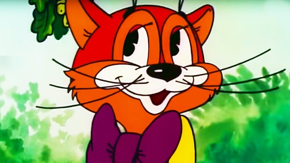 Кот Леопольд. Скриншот видео.