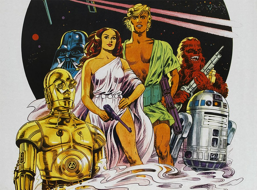 "Некая круглолицая принцесса, деревенский юноша, старый рыцарь Круглого стола, человек-обезьяна"-Советская пресса о главных героях киносаги