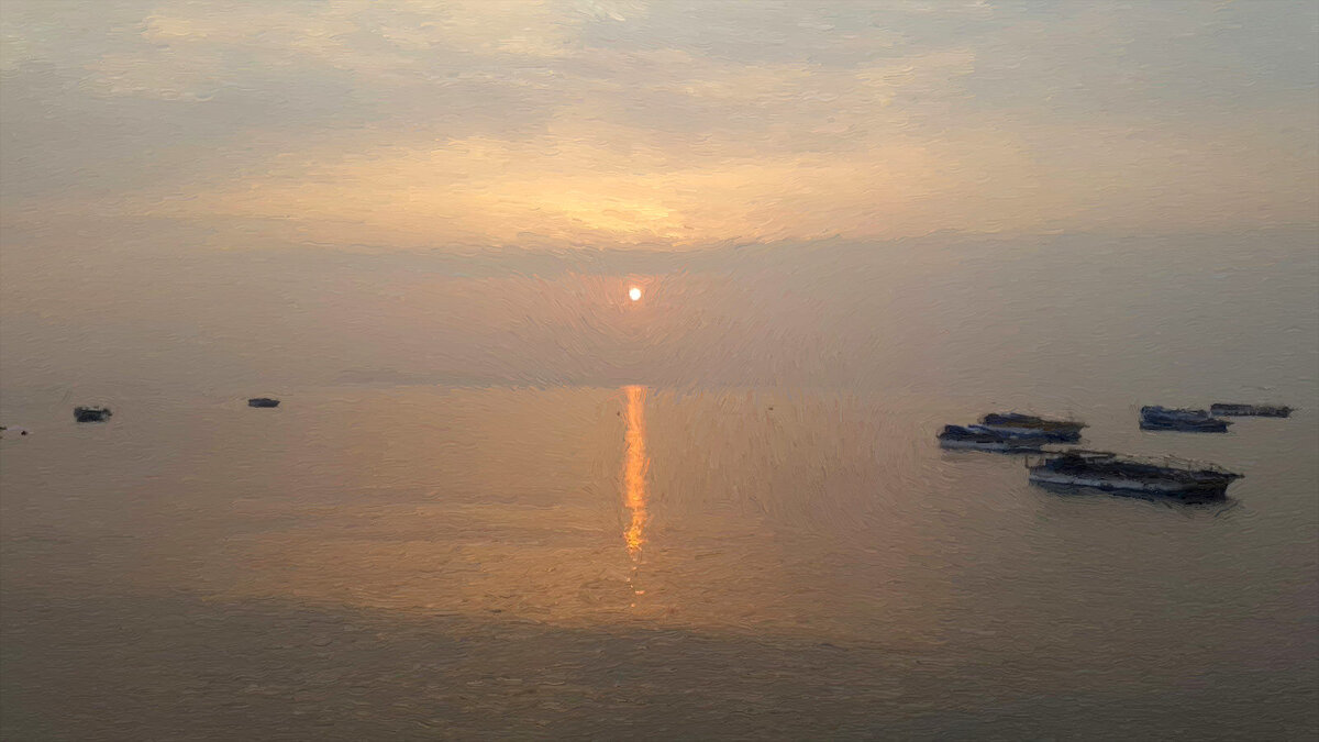 Раннее утро перед выходом в море