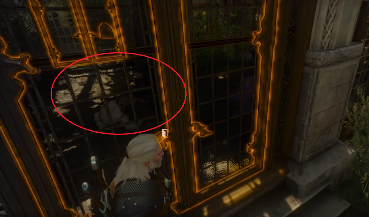 Специально обвел Мильтона и Детлафа, так как за дверью плохо видно