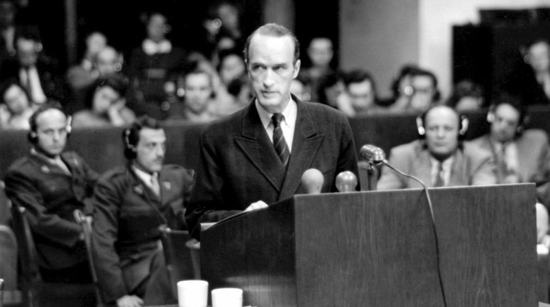 Германский промышленник Альфрид Крупп на судебном процессе, 30 июня 1948 года