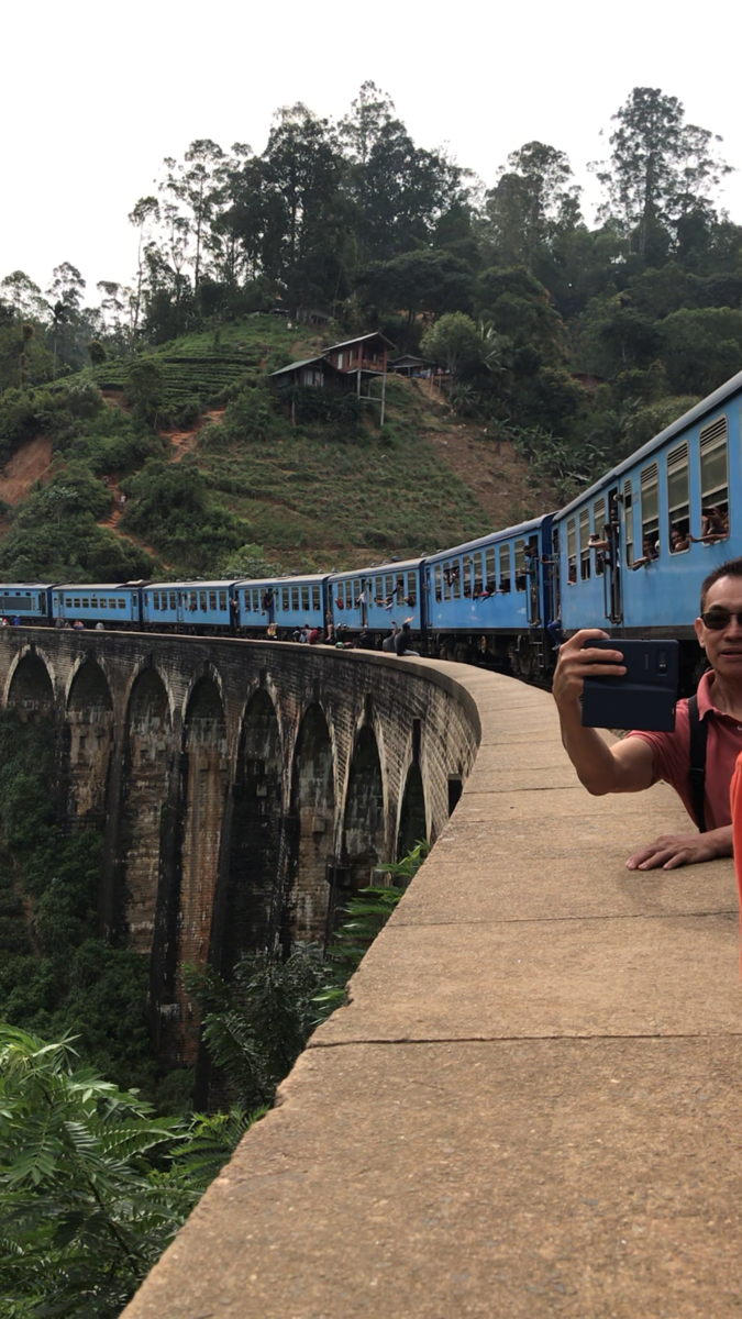 Подруга прокатилась на поезде в Шри-Ланке - теперь снова любит российские поезда (фото)