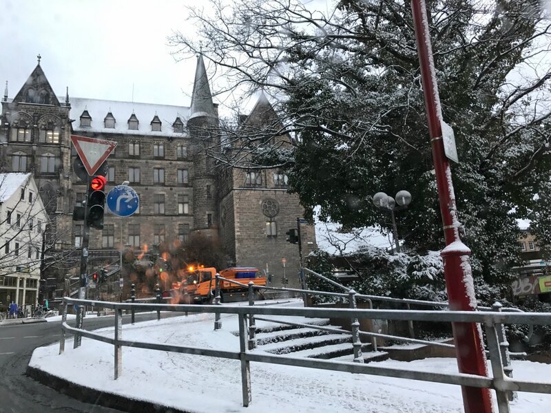 der erste Schnee in Marburg (c) Nadezhda Reinhardt