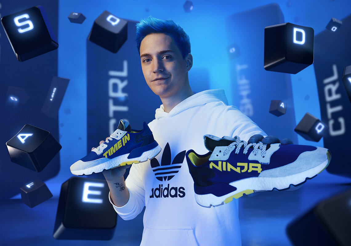 Adidas Ninja коллаб. Adidas Nite Jogger Ninja. Fortnite x adidas. Ниндзя стример. Адидас ниндзя