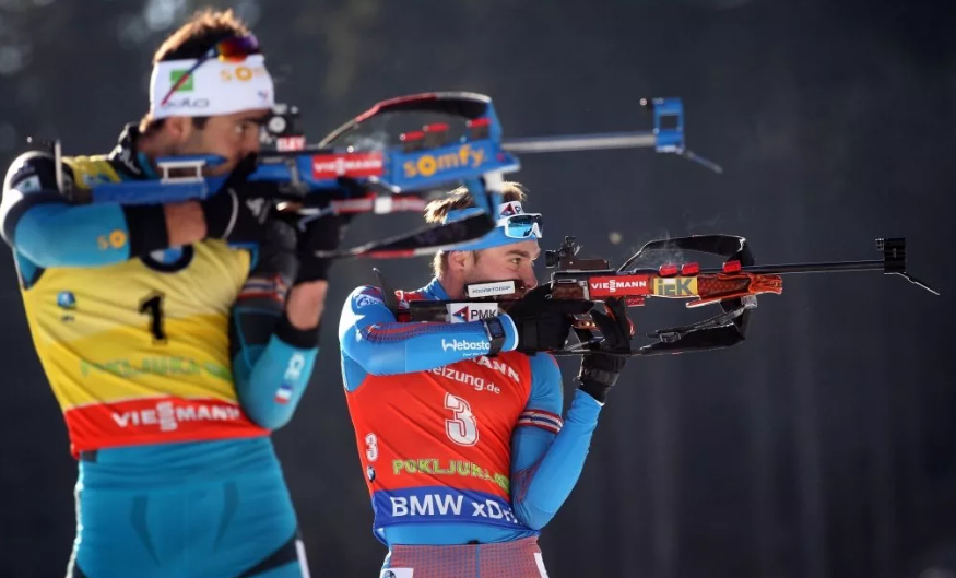 Мартен Фуркад и Антон Шипулин.