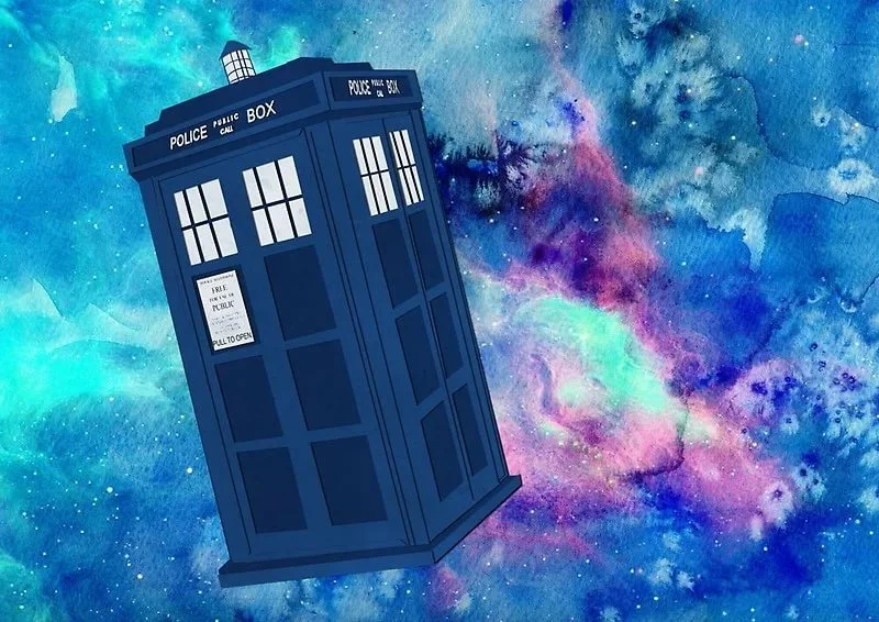 Арт Тардис из сериала "Доктор Кто"