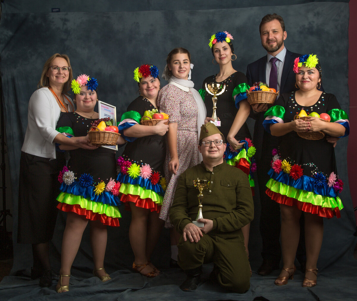 Танцевальный коллектив "Одухотворение" на Большом Кубке VII Международного благотворительного танцевального фестиваля "Inclusive Dance", Москва, 2019 г.