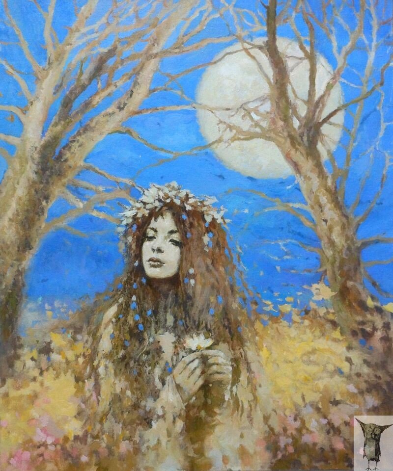 Альберт Крупп Пробуждение 65×55 хм 2014 г — 80 000 рублей