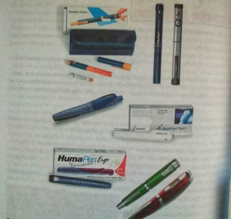 Шприц-ручки для введения инсулина