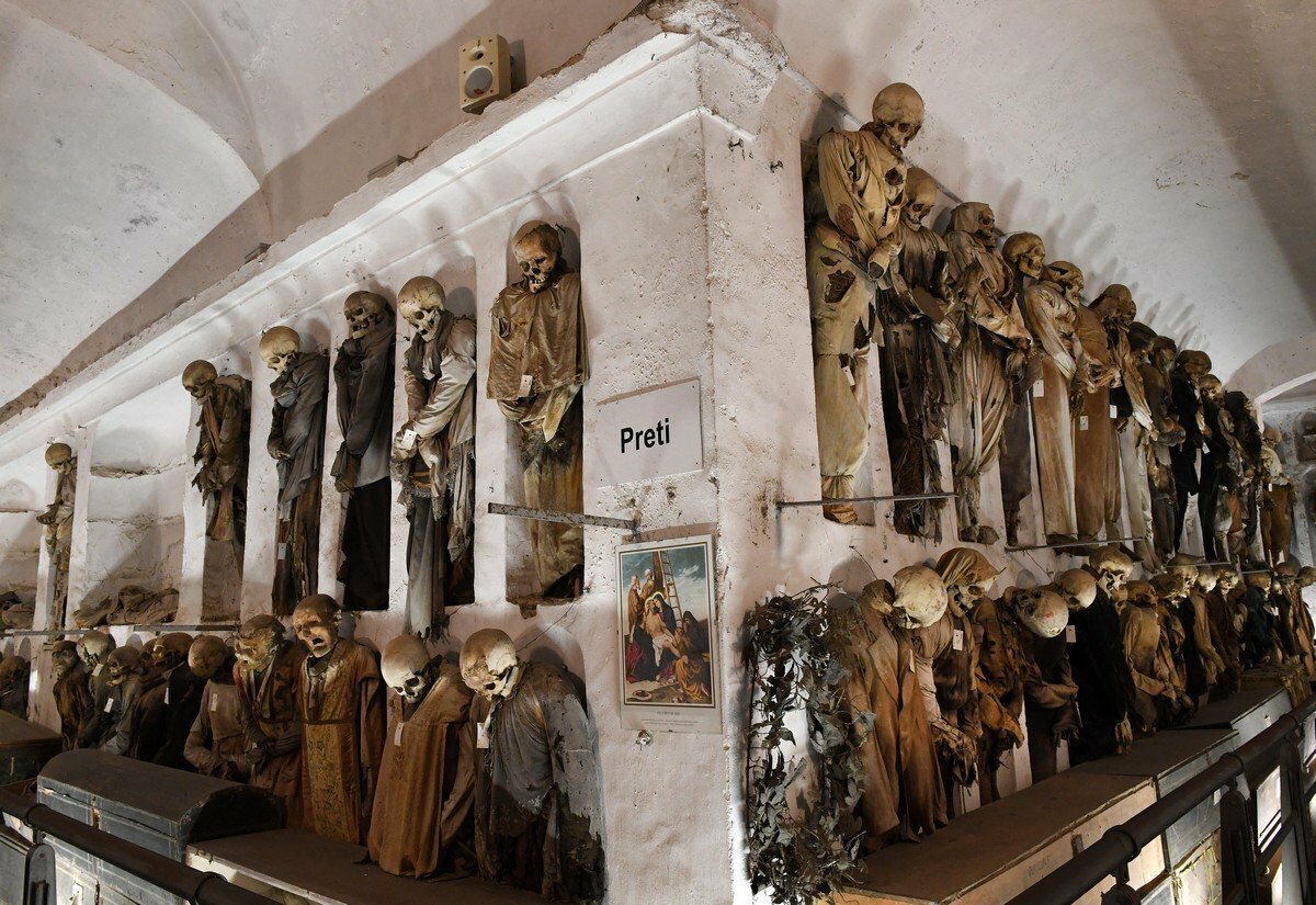 Фото взято из открытого источника. Катакомбы капуцинов в Палермо.