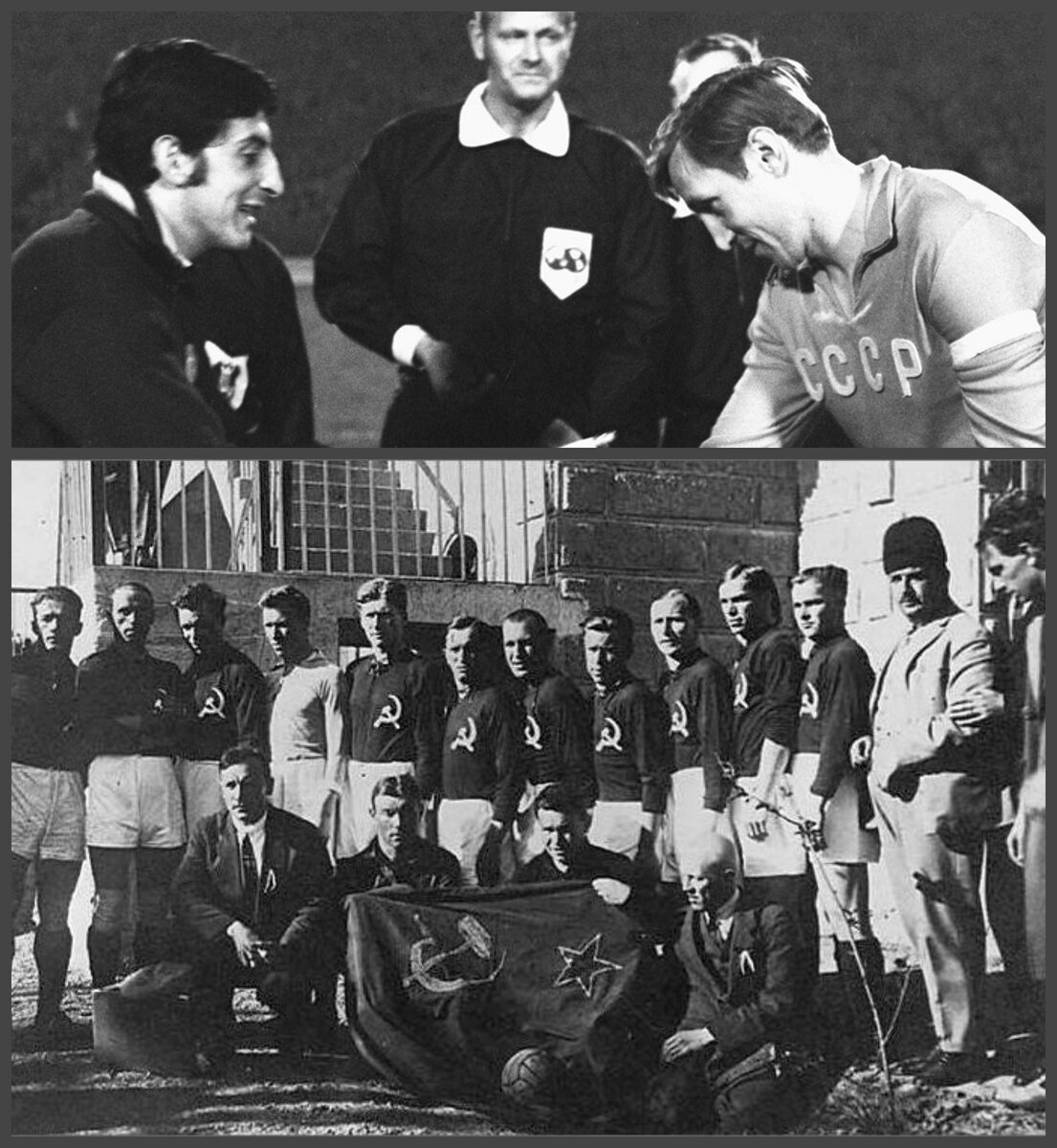 Сборная СССР по футболу перед матчем с Турцией, 1924 год. 