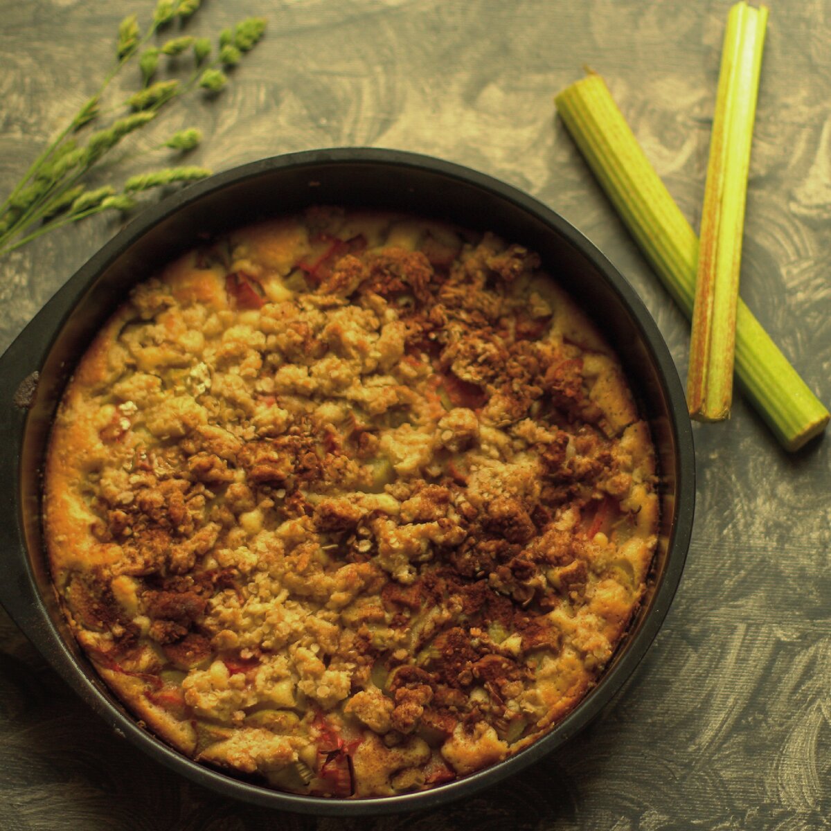 Пирог с ревенем
