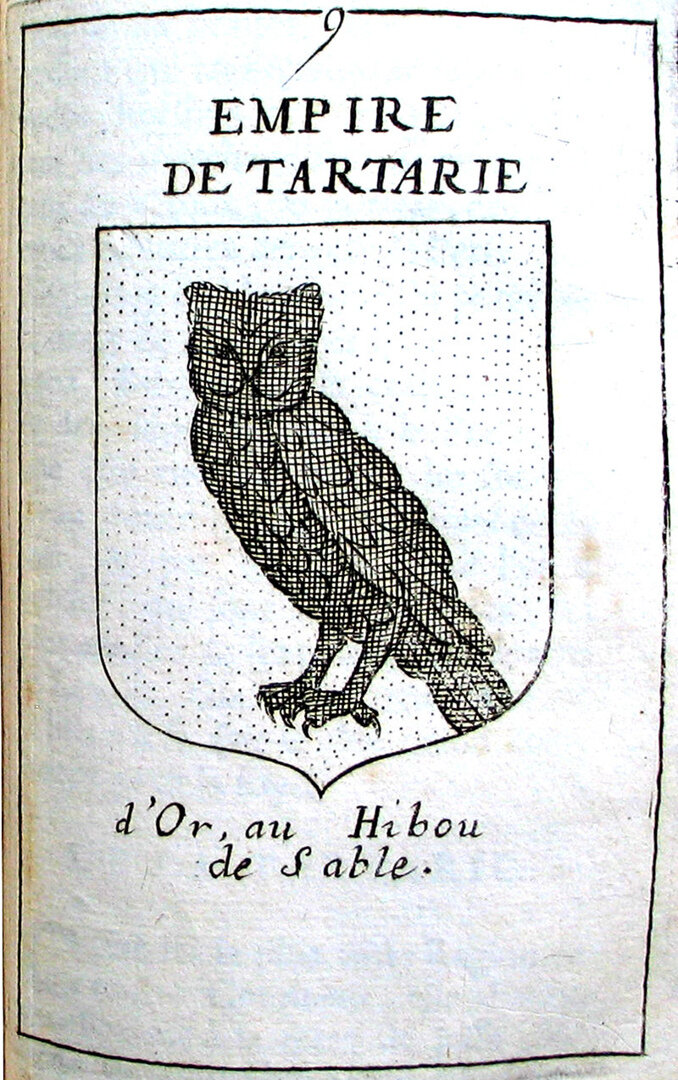 Герб Империи Тартарии. Пьер Дюваль Д’Аббевиль, «Всемирная география», 1676