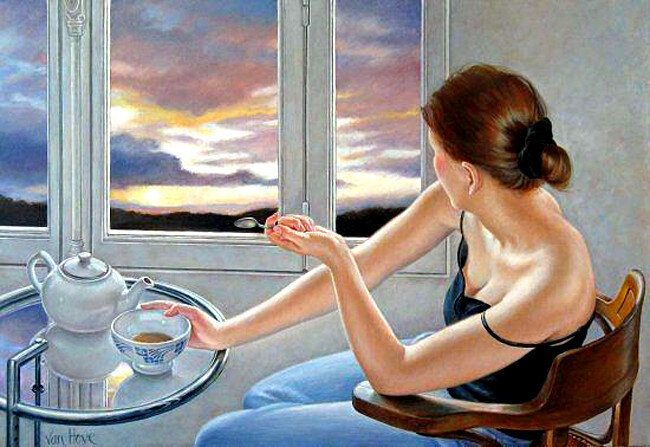 Художница Франсин Ван Хоув