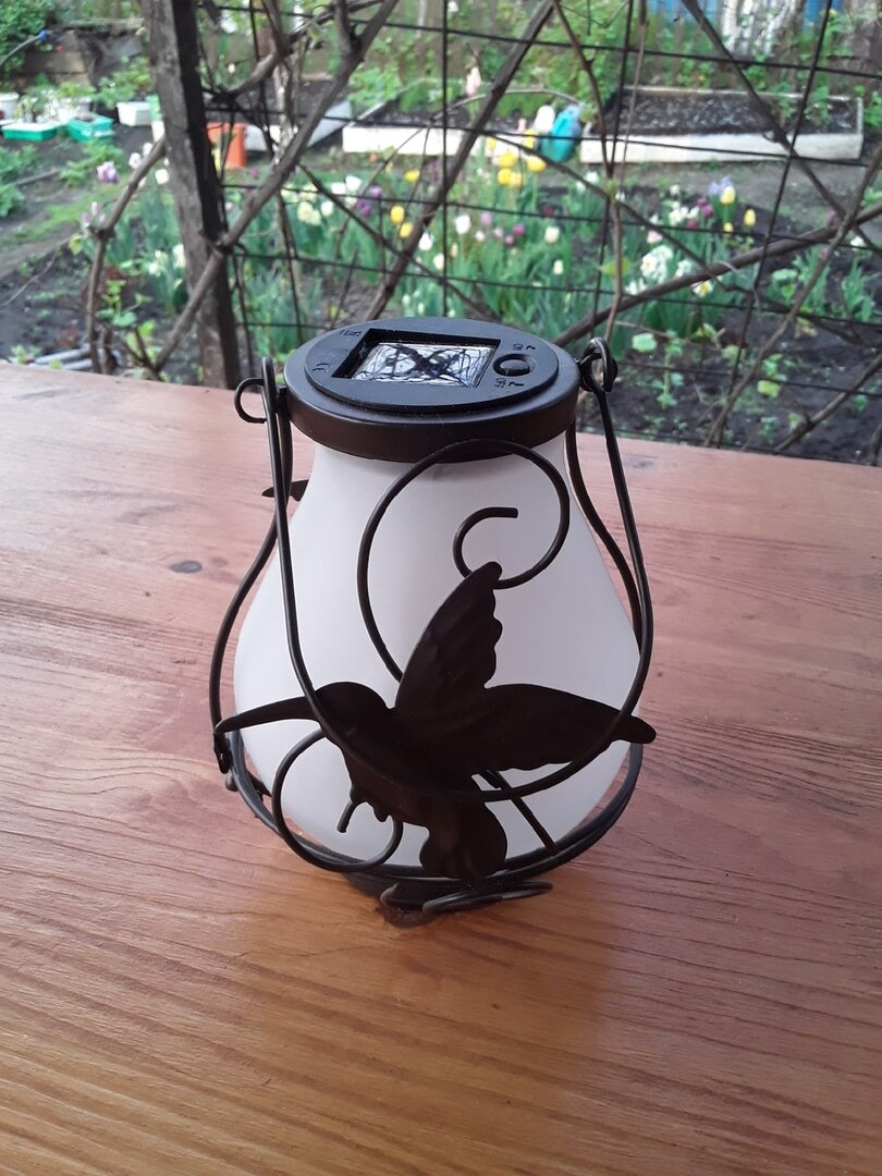 Светильник садовый "Иволга" на солнечной батарее