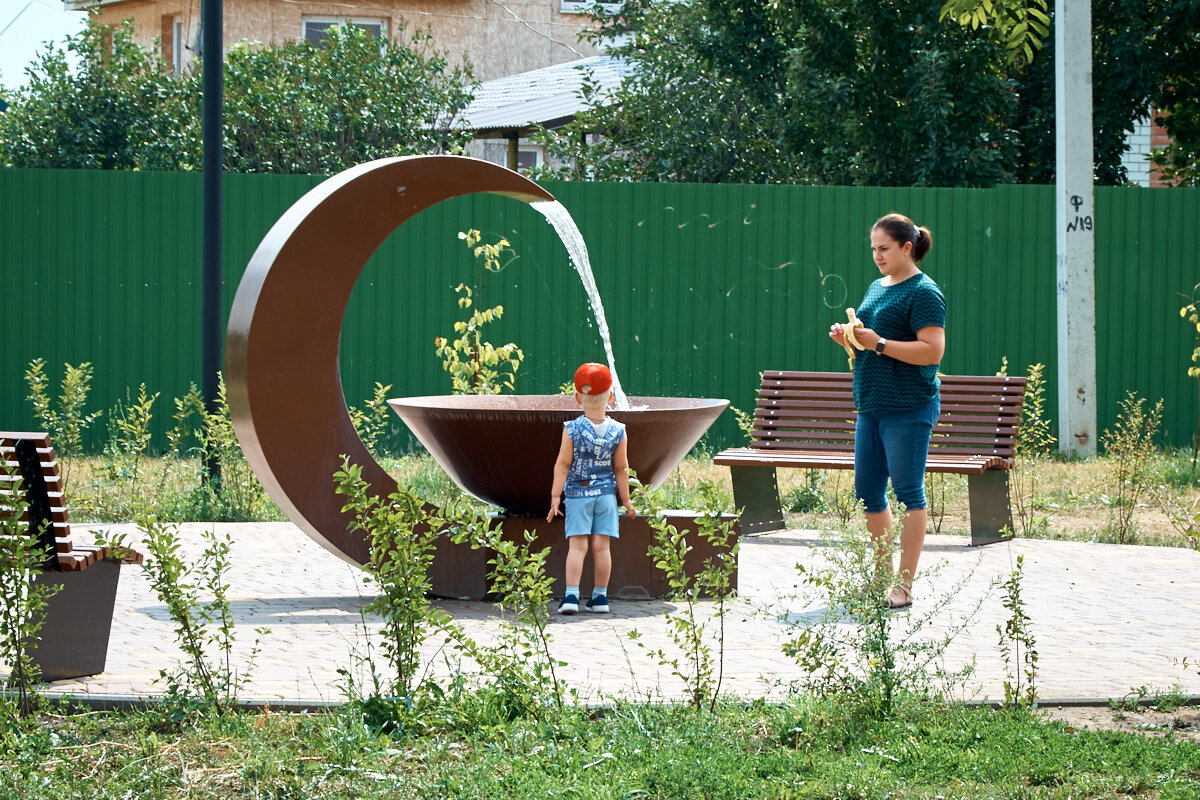 Один из сасовских фонтанов. Фото Екатерины Детушевой.