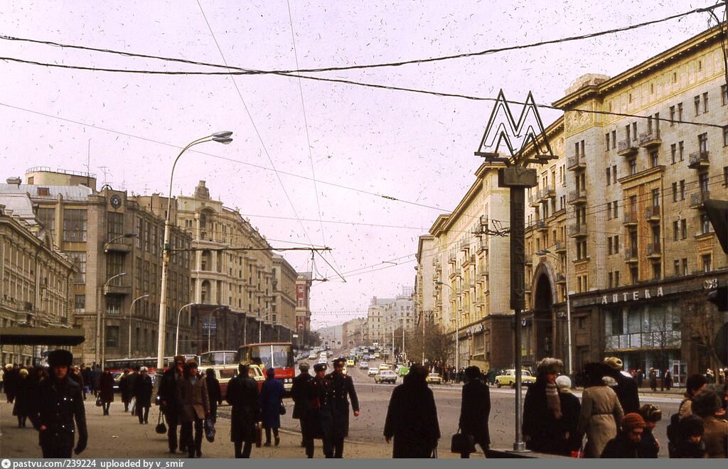 Прогулка по москве 1984 года фото