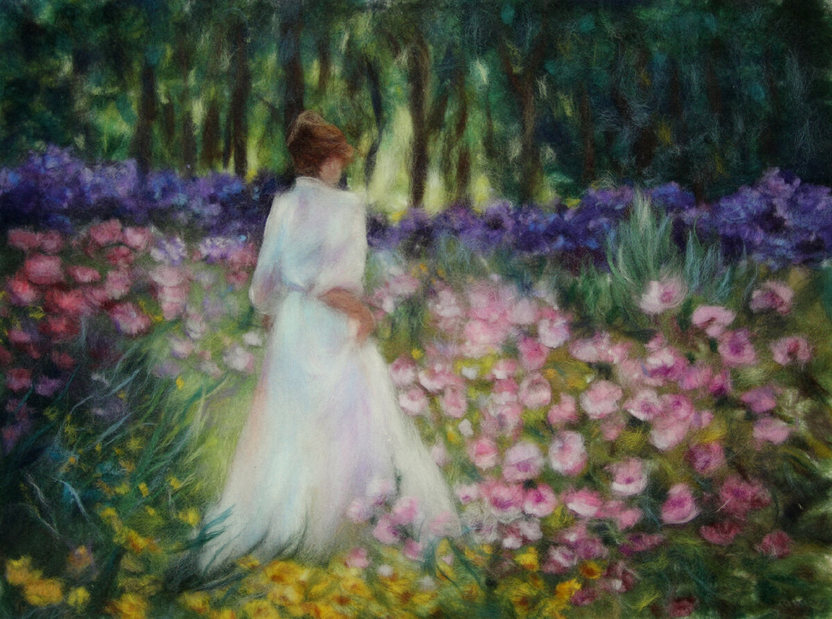 Фотография со страницы сообщества "Живопись шерстью и не только" -  из соцсети В Контакте