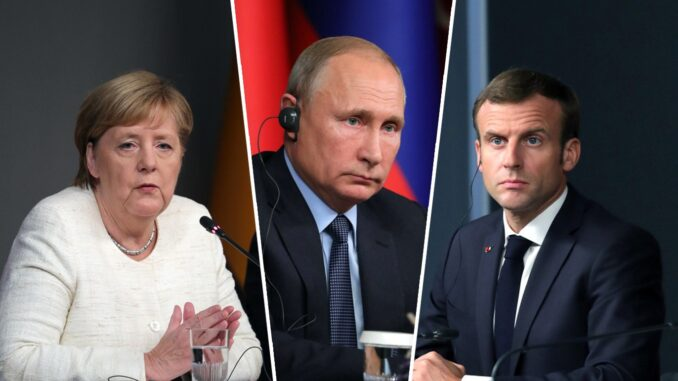 О чем говорили по телефону Путин, Макрон и Меркель: ситуация в Донбассе ...