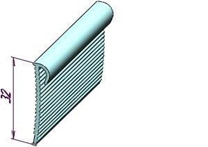 Кромка мягкая из ПВХ MA32