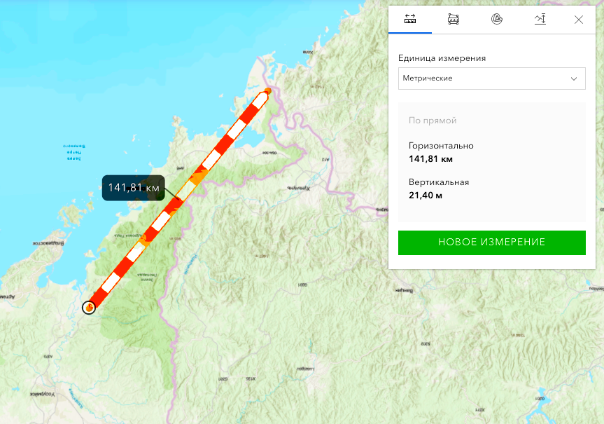 Веневитиново - озеро Хасан. Живой Атлас Esri’s Wayback