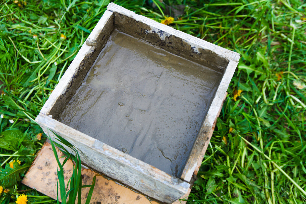 Опалубка из кусков фанеры