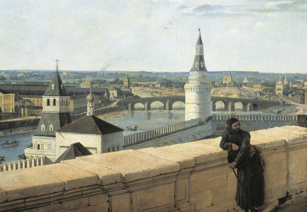 Большой каменный мост в Москве в 1812