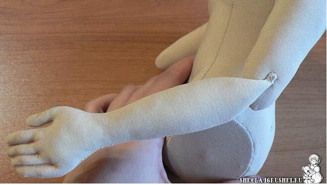 Ниточное крепление (перетяжка). Фото с сайта http://shkola-igrushki.ru/