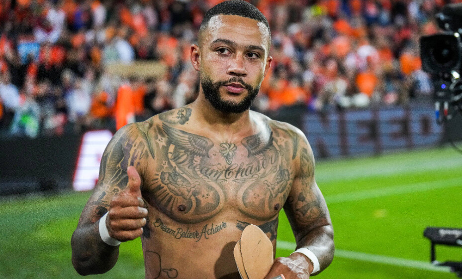    Мемфис Депай поучаствовал в победе «Барселоны». Фото: Global Look Press