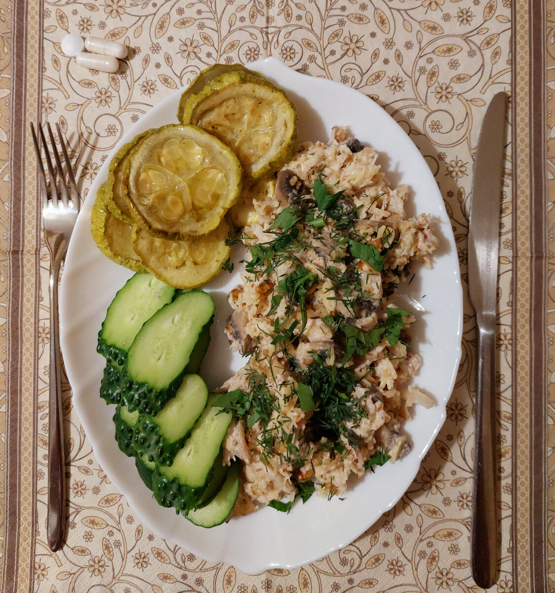 Еда Натальи на Программе Кето-лайт Маши Тафье Интенсив. Фото предоставлено Натальей.