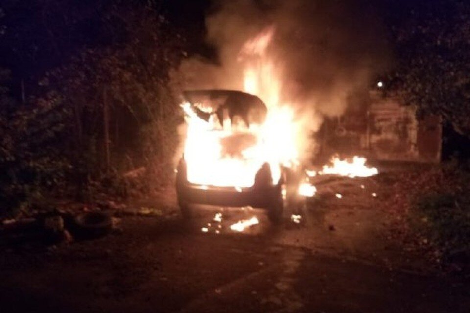     В Задонске сгорел автомобиль  Пресс-служба ГУ МЧС Липецкой области.